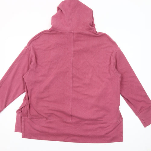 Dunnes Stores Women Berry Hoodie Large Polyester Blend Pullover