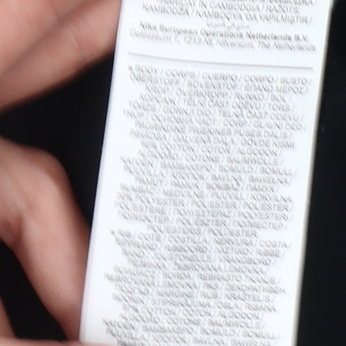 Nike Girls Blue Colourblock 1/4 Zip Hoodie XS 7-8 Years