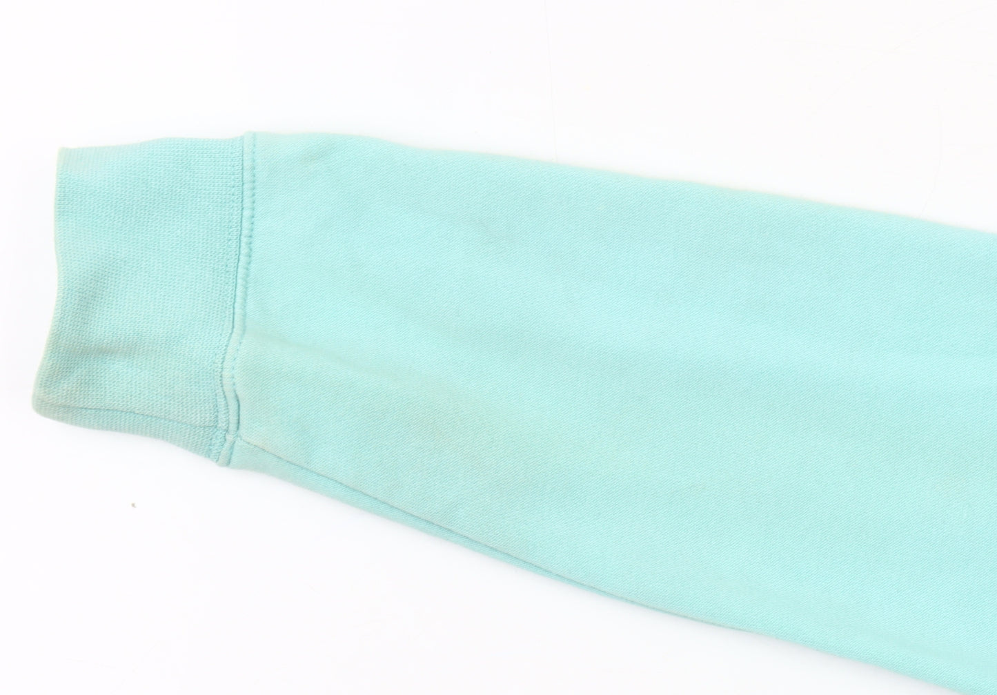 Nike Girls Blue Colourblock 1/4 Zip Hoodie XS 7-8 Years