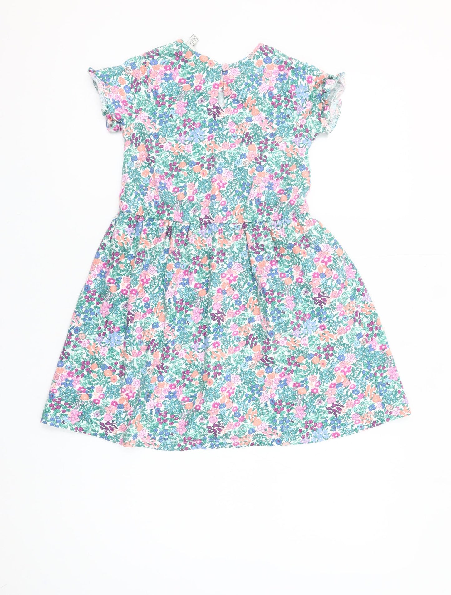 Joules Girls Multicoloured Floral Cotton Skater Dress 8 Years