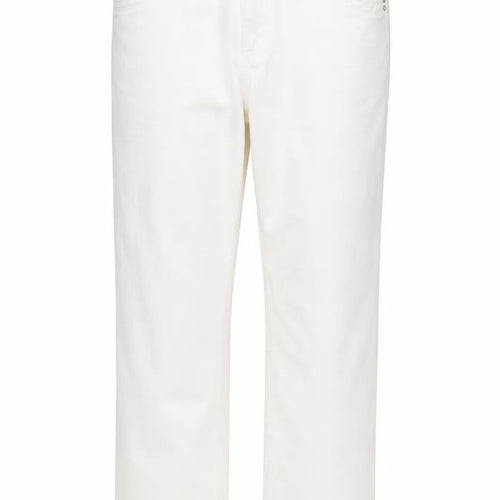 Paco Spirit Womens White Straight Leg Stretch Jeans XL