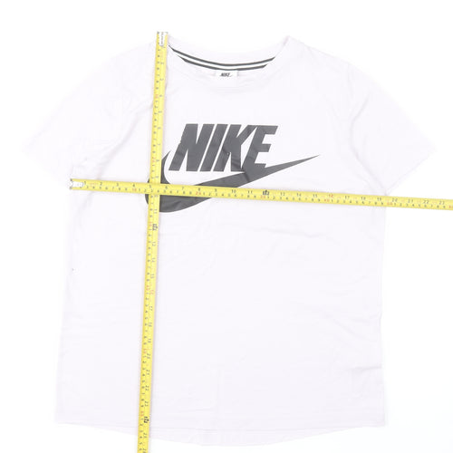 Nike Women's White Short Sleeve Sports T-Shirt Size M