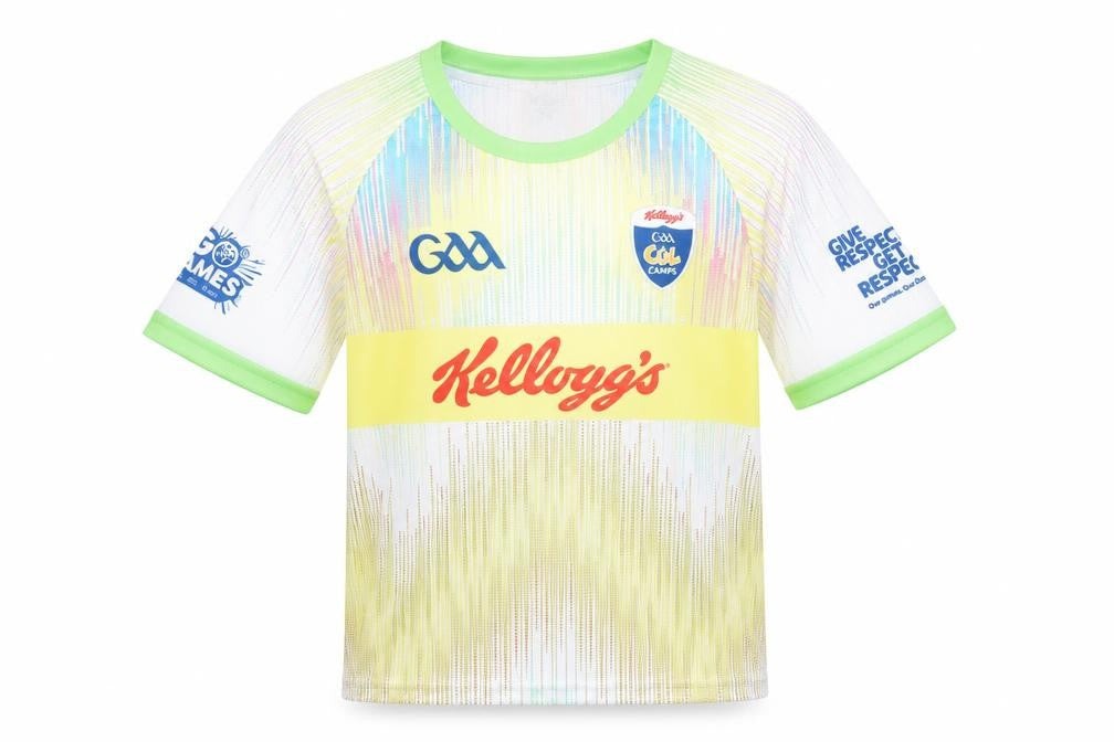 MCSPORT Boys Multicoloured Short Sleeve GAA Kellogg’s T-Shirt 3 Years