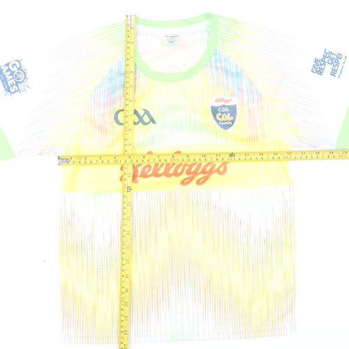 MCSPORT Boys Multicoloured Short Sleeve GAA Kellogg’s T-Shirt 3 Years