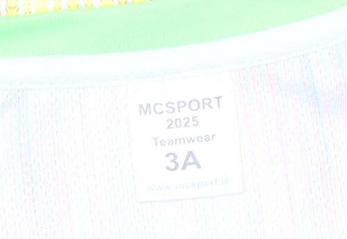 MCSPORT Boys Multicoloured Short Sleeve GAA Kellogg’s T-Shirt 3 Years