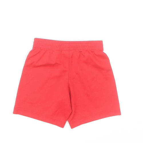 Converse Boys Red 3-4 Years Athletic Mesh Activewear Shorts