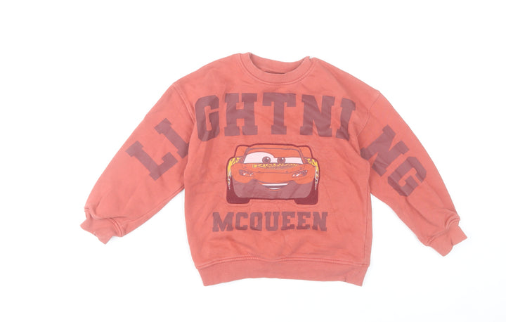 Disney Boys Red Lightning McQueen Pullover Sweatshirt 5-6 Years