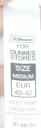 Dunnes Womens White Long Sleeve Basic Knit Top Size 14
