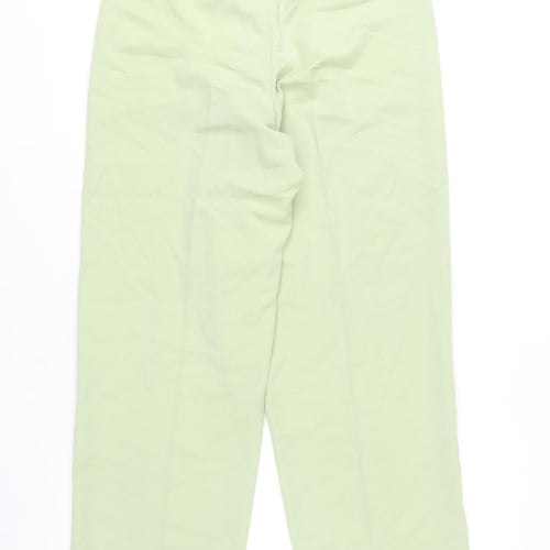 ASOS DESIGN Women’s Green Straight Leg Trousers Size 30x32