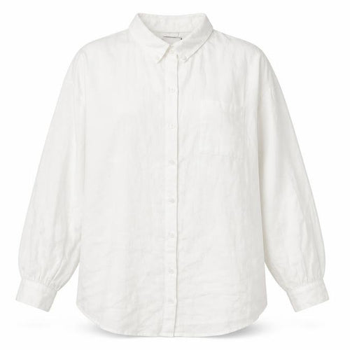 ASOS DESIGN Women's White Cotton Long Sleeve Button-Up Shirt Size 14
