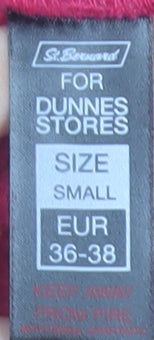 St. Bernard for Dunnes Stores Women's Pink Hooded Fleece Jacket Size S