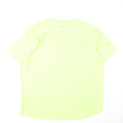 Dunnes Stores Men's Yellow XL Mesh Performance T-Shirt