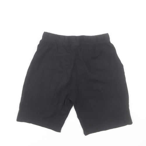 Marvel Boys Black Hulk Athletic Shorts 9-10 Years Cotton Elastic Waist