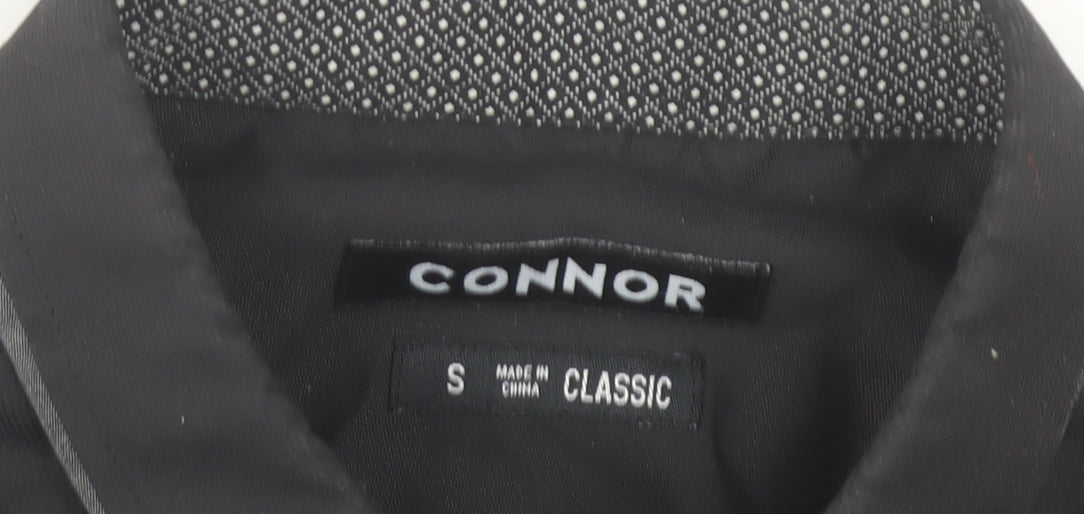 Connor Men's Black Classic Fit Long Sleeve Dress Shirt Size S