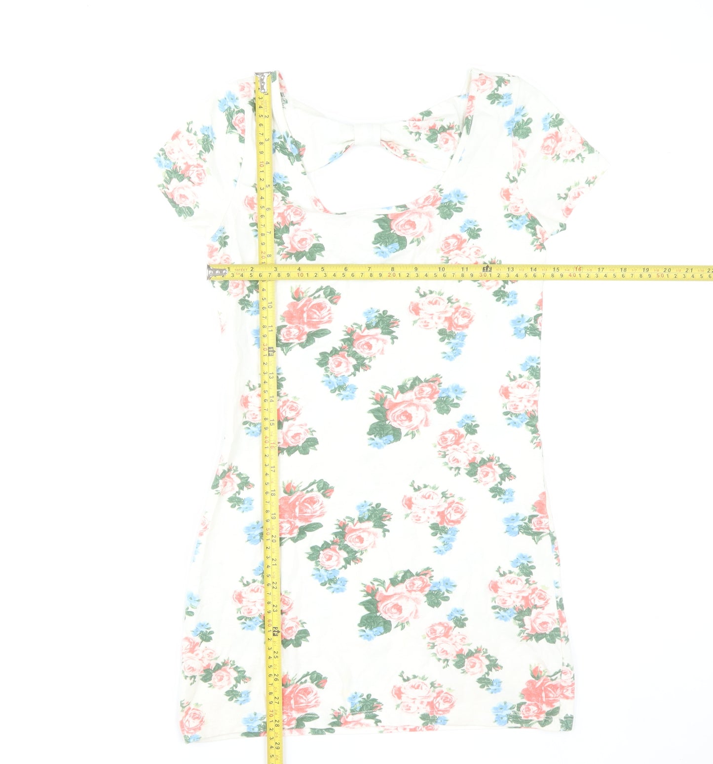 St Bernard for Dunnes Women’s White Floral Bodycon Dress Size 8