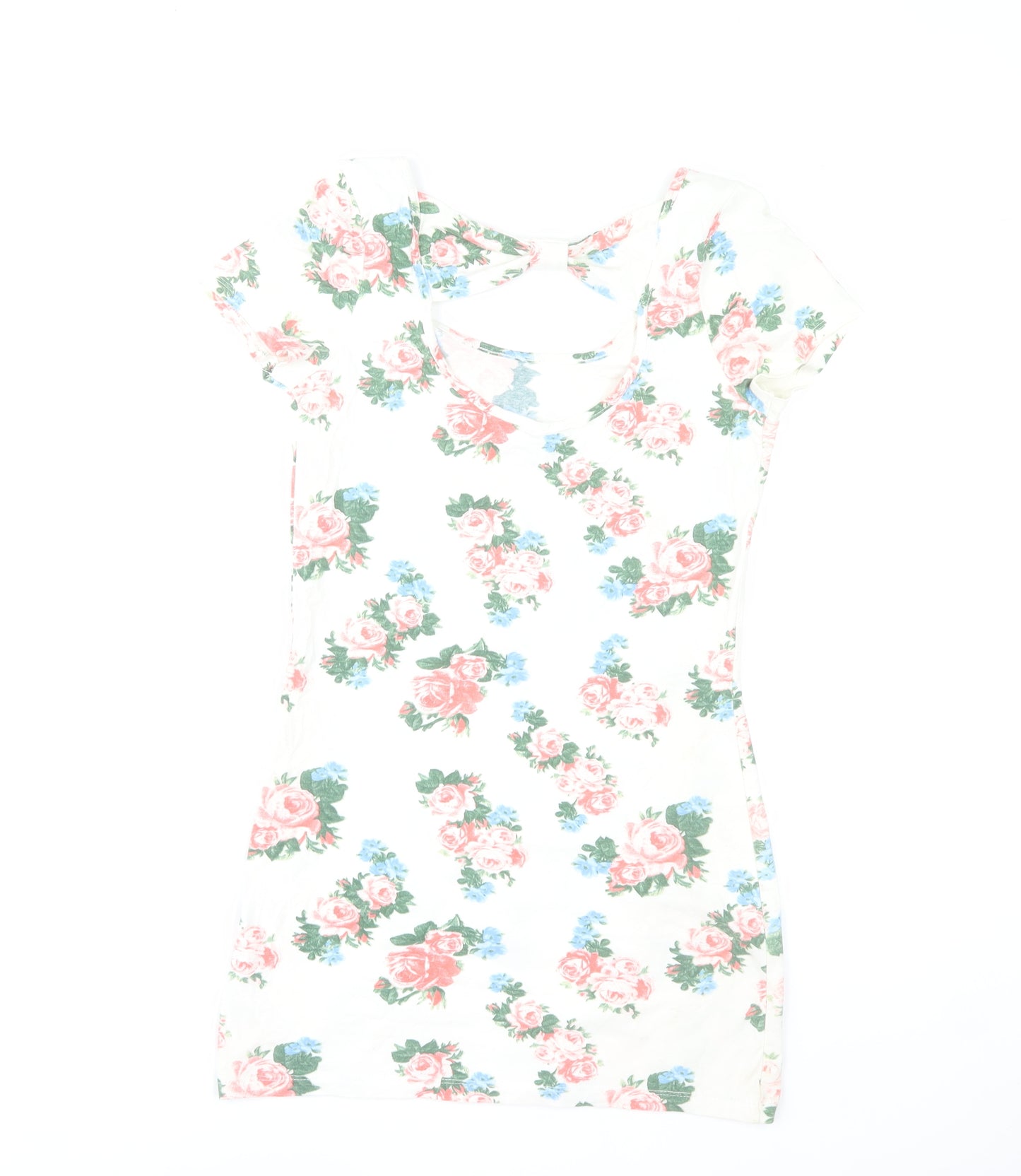 St Bernard for Dunnes Women’s White Floral Bodycon Dress Size 8