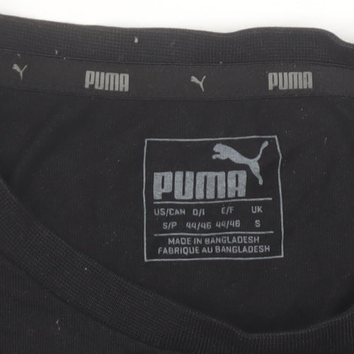 Puma Women’s Black Small Basic Cotton Sports T-Shirt