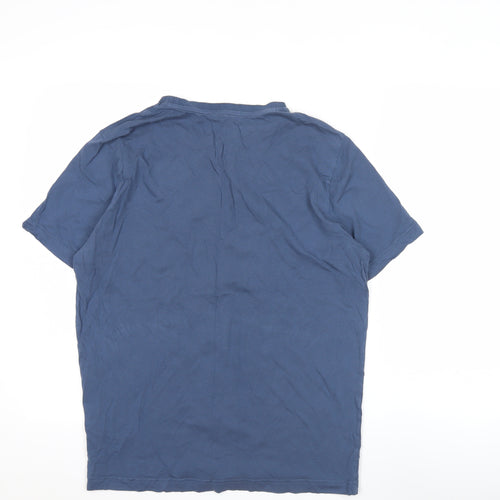 Puma Men's Blue Short Sleeve Crew Neck Graphic T-Shirt Size S