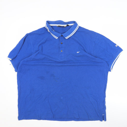 Regatta Great Outdoors Men's Blue 2XL Cotton Polo Shirt