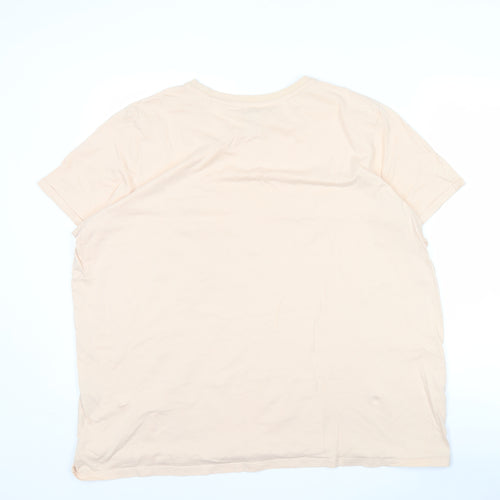 Disney Women's Beige Winnie the Pooh 2XL Cotton T-Shirt
