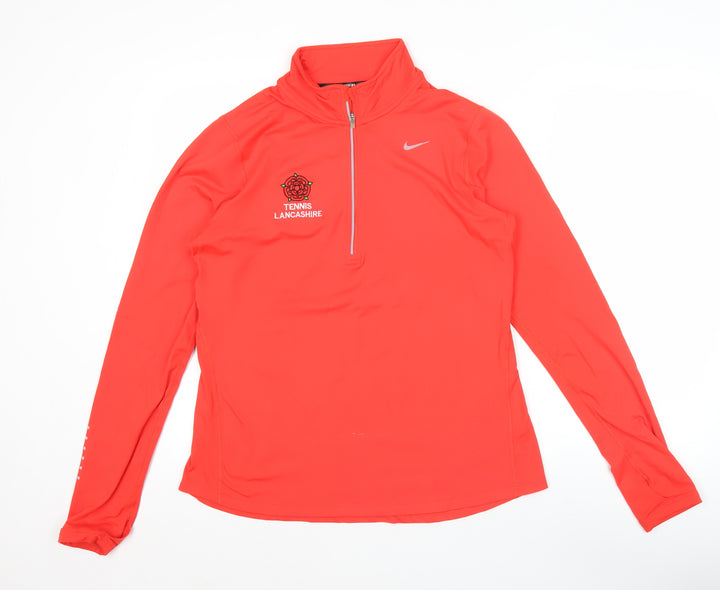 Nike Men’s Red Dri-FIT 1/2 Zip Tennis Lancashire Sweatshirt M