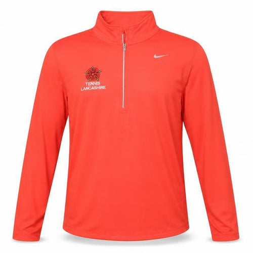 Nike Men’s Red Dri-FIT 1/2 Zip Tennis Lancashire Sweatshirt M
