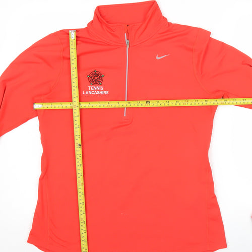 Nike Men’s Red Dri-FIT 1/2 Zip Tennis Lancashire Sweatshirt M