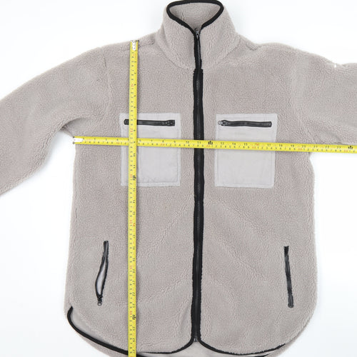 Bara Sportswear Men's Grey XS Fleece Full Zip Outdoor Jacket