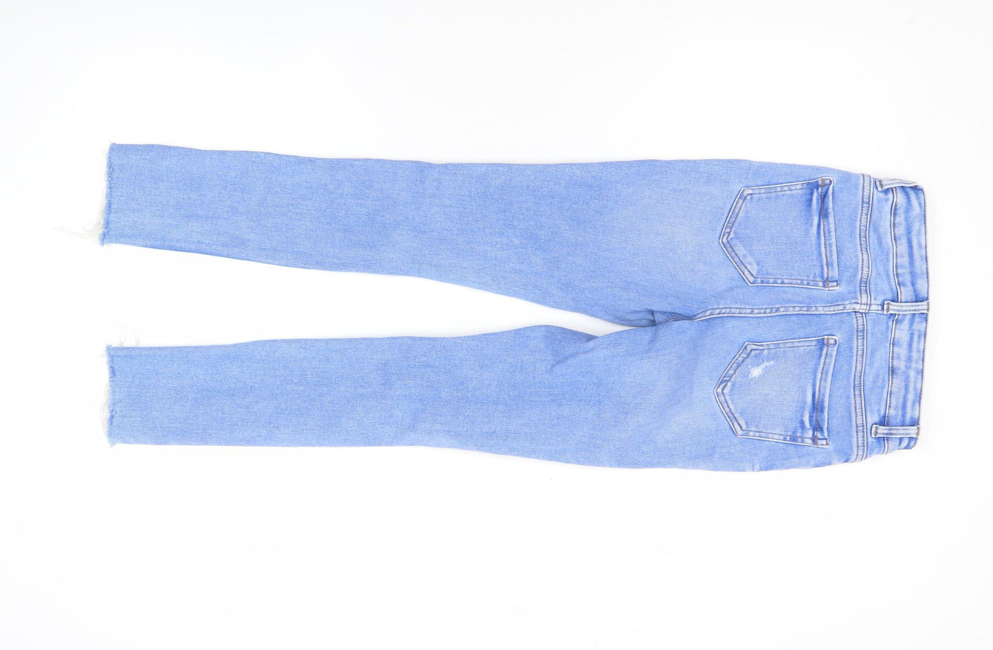 New Look Teens Blue Hallie Skinny Distressed Jeans Age 12