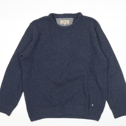 Daniel Grahame Drifter Men's Blue 2XL Crew Neck Knit Jumper