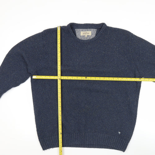 Daniel Grahame Drifter Men's Blue 2XL Crew Neck Knit Jumper