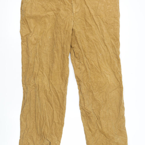 Oscar Jacobson Men's Beige Corduroy Chino Trousers 30/31