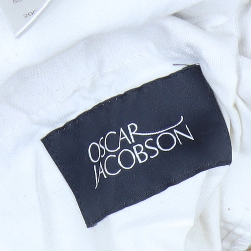 Oscar Jacobson Men's Beige Corduroy Chino Trousers 30/31