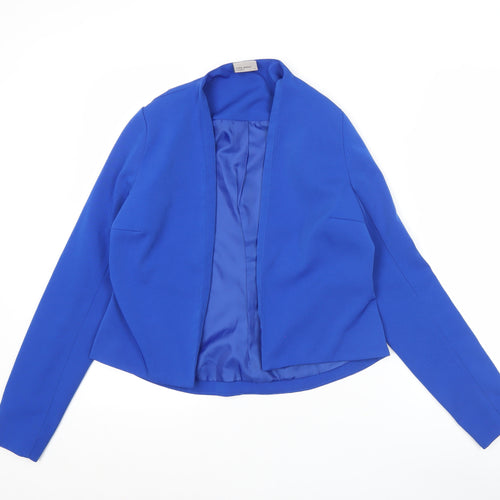 Vero Moda Women's Blue Long Sleeve Lined Open Blazer Size 6
