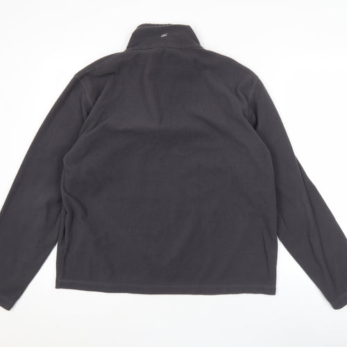 Regatta Mens Grey Fleece 1/4 Zip Pullover Sweatshirt M