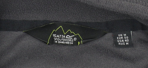 Regatta Mens Grey Fleece 1/4 Zip Pullover Sweatshirt M