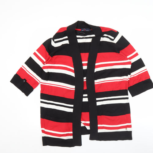 Paco Marine Women’s Multicoloured Striped Cotton Cardigan Size L