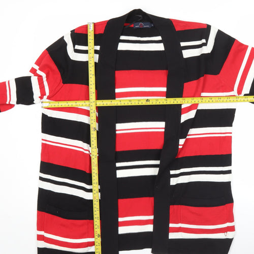 Paco Marine Women’s Multicoloured Striped Cotton Cardigan Size L