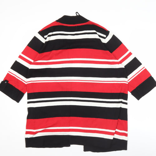 Paco Marine Women’s Multicoloured Striped Cotton Cardigan Size L