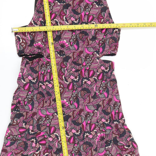 Zara Women Multicoloured Floral Bodycon Short Dress S