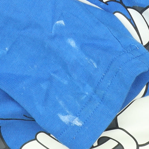 Sega Boys Blue Sonic the Hedgehog Long Sleeve T-Shirt 3-4 Years