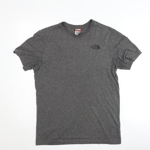 The North Face Men's Grey Short Sleeve Crew Neck T-Shirt Size S
