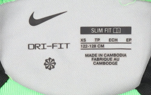Nike Boys Grey Liverpool FC Dri-FIT Slim Fit T-Shirt XS 122-128cm