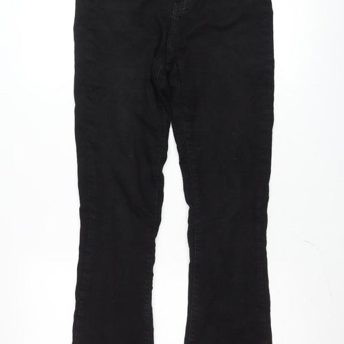 Don't Think Twice Women's Black Straight Jeans Size 12 Regular Fit