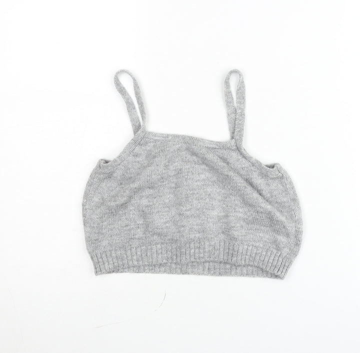 ASOS DESIGN Women’s Grey Knit Camisole Tank Top Size 10