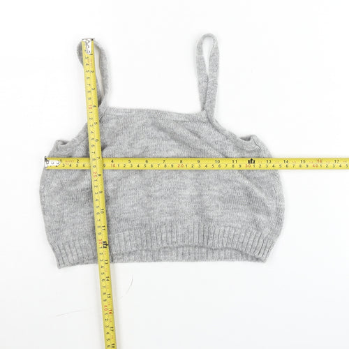 ASOS DESIGN Women’s Grey Knit Camisole Tank Top Size 10