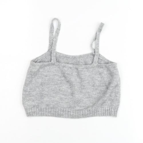 ASOS DESIGN Women’s Grey Knit Camisole Tank Top Size 10