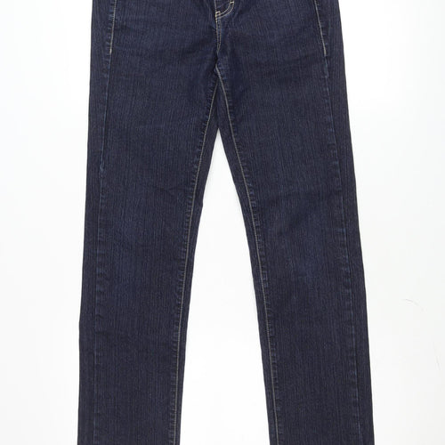 Calvin Klein Womens Blue Skinny Jeans Size 6 Slim Fit Denim