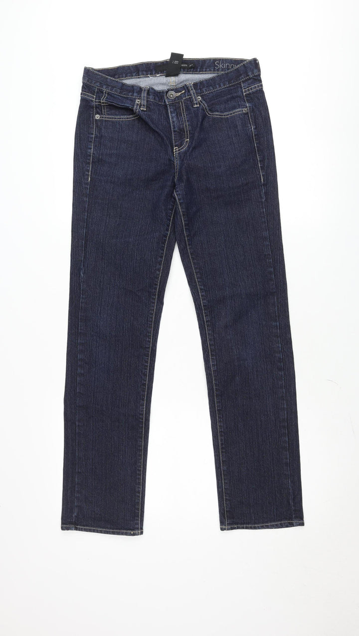 Calvin Klein Womens Blue Skinny Jeans Size 6 Slim Fit Denim