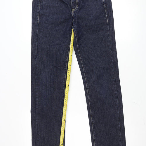 Calvin Klein Womens Blue Skinny Jeans Size 6 Slim Fit Denim